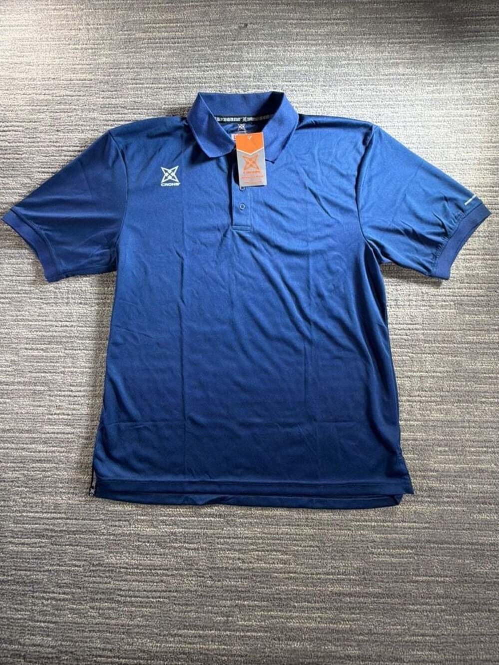 Crons Size L Blue ReadyDry Performance Polo Shirt